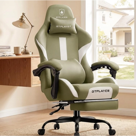 GTPLAYER Ergonomic Gaming Chair AND LongSessionComfort